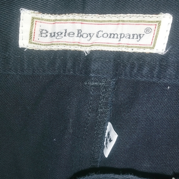 Bugle Boy Pants Bugle Boy Deadstock 4x30 Mens Black Twill Pants
